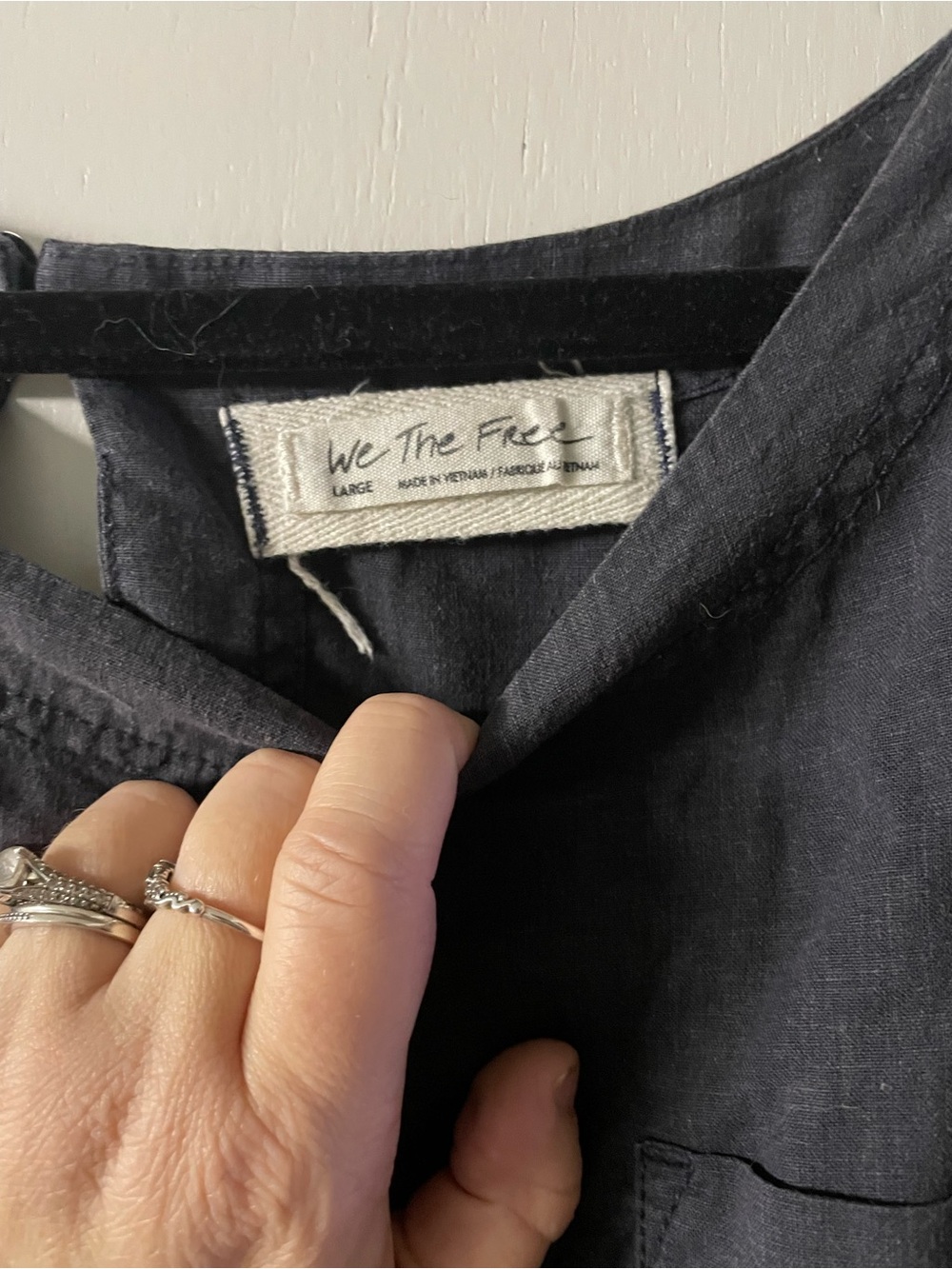Women’s we the free Relaxed Peplum Top - Dark navy or grey? - Picture 2 of 4